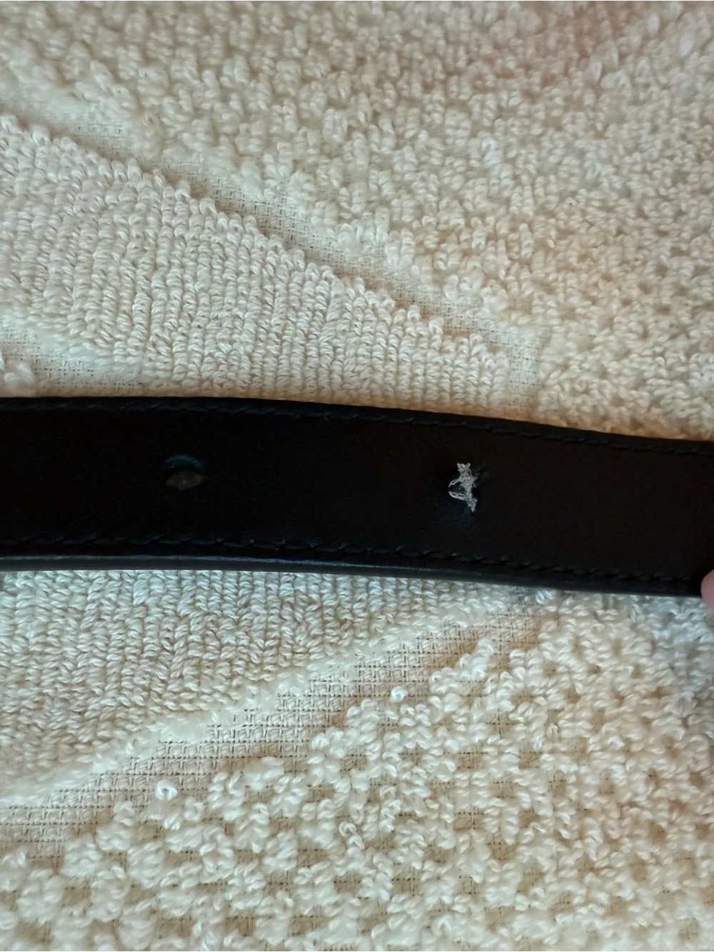 Gucci Black Leather Belt with Pearl-Studded Double G Gold Buckle